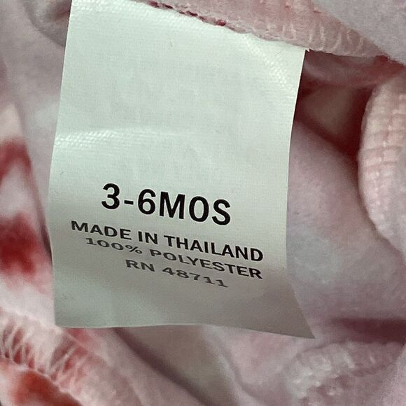 Falls Creek Fleece Footed Sleeper / 3-6M Baby Girls / Pink / Ornaments Christmas - Picture 9 of 10